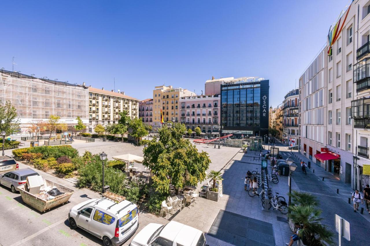 Amazing Flat 5 Balconies In Chueca - Gran Via Apartman Madrid Kültér fotó